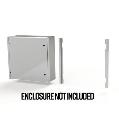 Saginaw Control & Engineering Frame, 1.08 in L x 29.85 in H x 2.43 in W, Steel SCE-ELFM30H